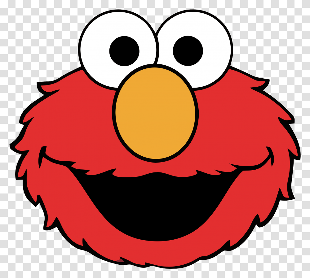 Elmo Clipart Sesame Street Elmo Head, Animal, Angry Birds, Food, Painting Transparent Png