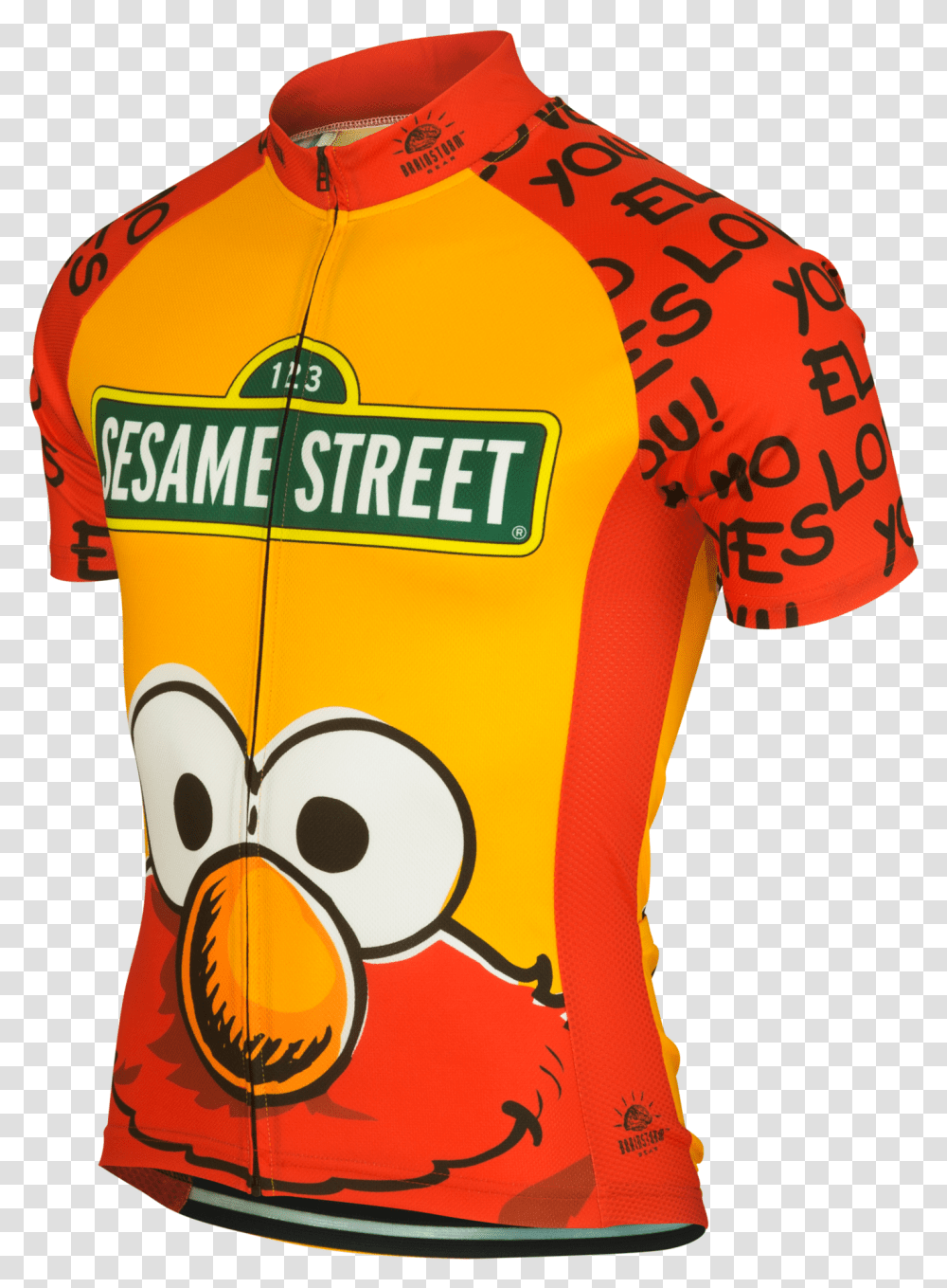 Elmo Cycling Jersey, Apparel, Shirt, Angry Birds Transparent Png