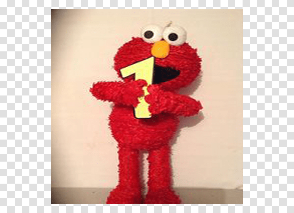 Elmo First Birthday Pinata In Houston Cardinal, Toy, Apparel Transparent Png