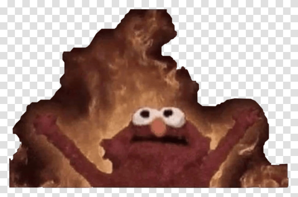 Elmo Meme Fire Memeface Sticker Relatable Memes, Snowman, Winter, Outdoors, Nature Transparent Png