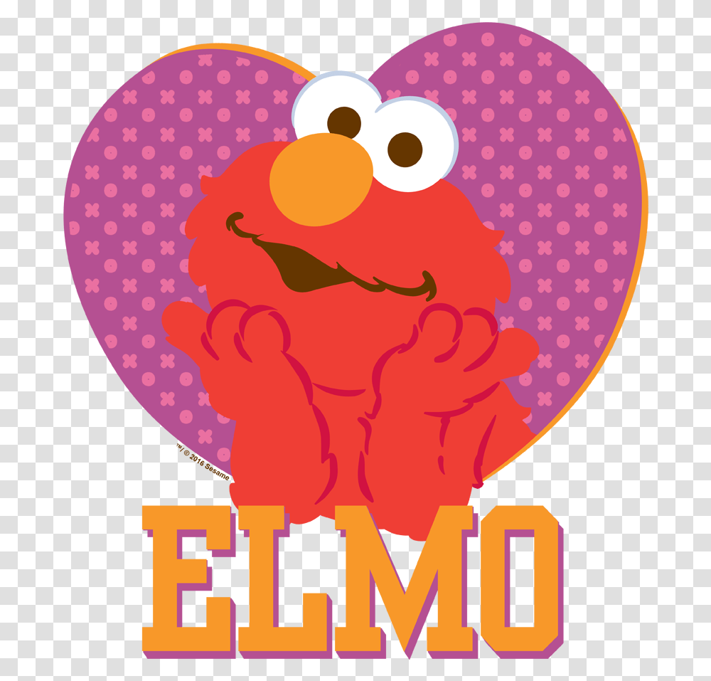 Elmo With A Heart, Animal, Poster, Advertisement, Cupid Transparent Png