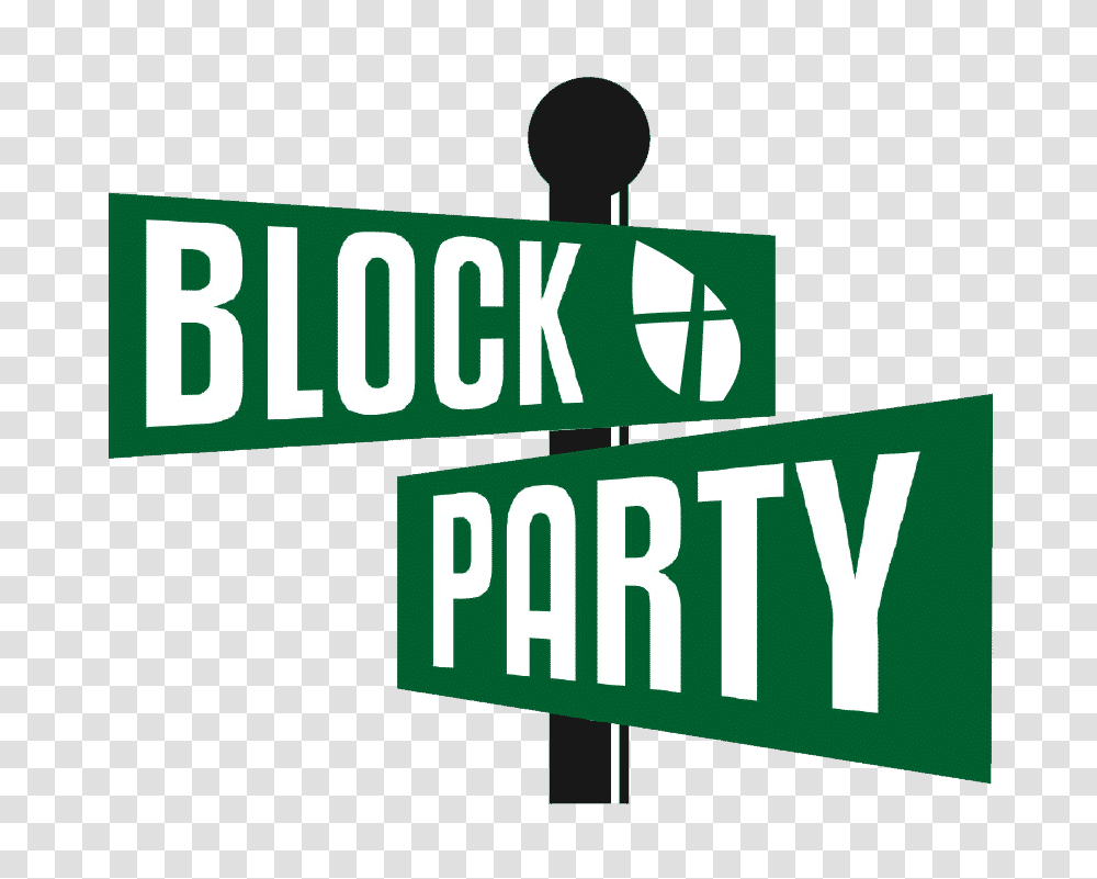 Elmwood Block Party, Sign, Word, Road Sign Transparent Png