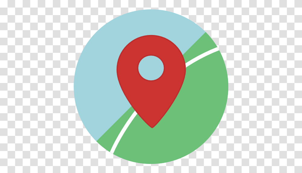 Elocation Google Maps Round Icon, Ball, Heart, Word, Text Transparent Png