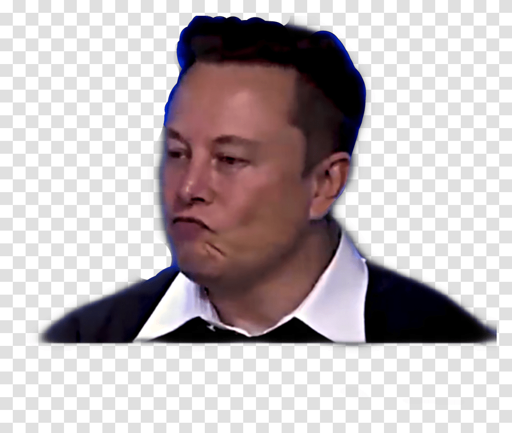 Elon Musk Bilionair Tesla Sticker By Marco De Mooy Gentleman, Face, Person, Interior Design, Indoors Transparent Png
