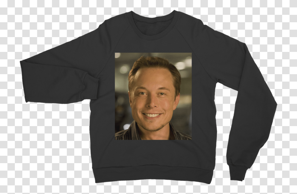 Elon Musk Classic Adult SweatshirtClass Lazyload Feminist Christmas Sweater, Apparel, Sleeve, Person Transparent Png
