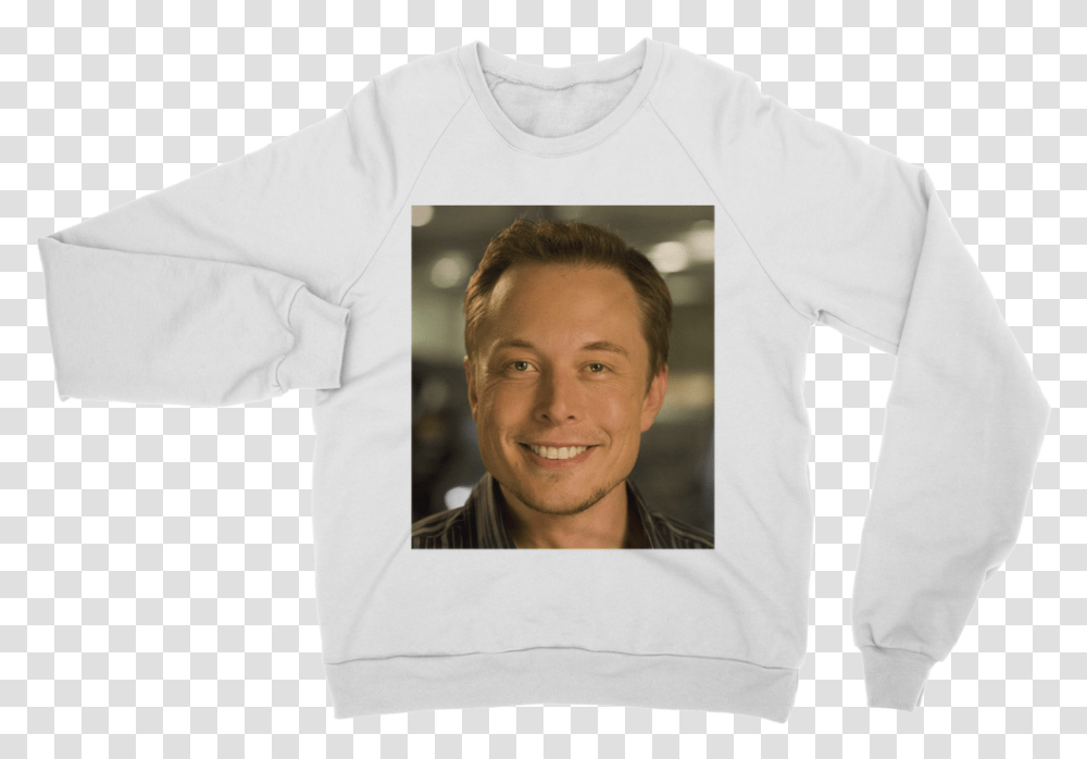 Elon Musk Classic Adult SweatshirtClass Long Sleeved T Shirt, Apparel, Person, Human Transparent Png