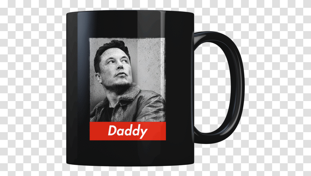 Elon Musk Daddy Coffee Mug Mug, Person, Human, Coffee Cup, Head Transparent Png