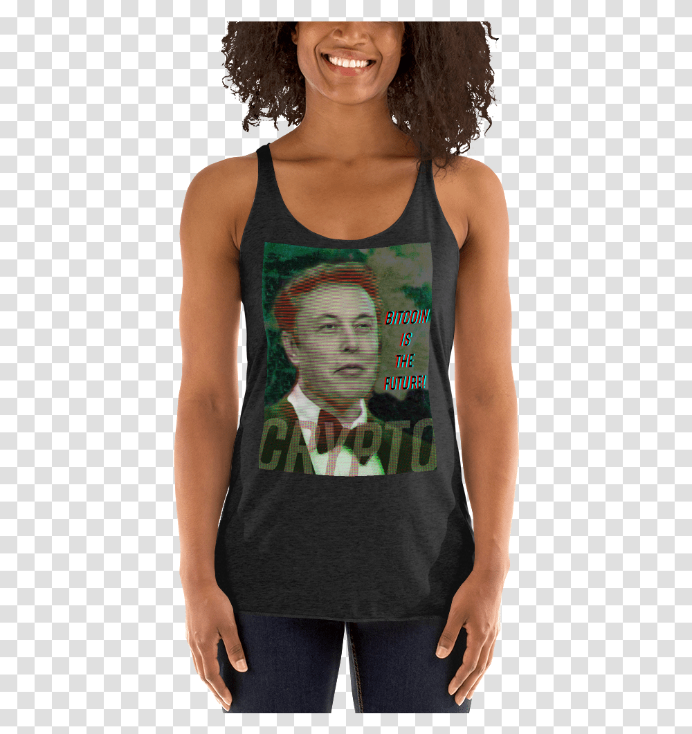 Elon Musk Download T Shirt, Apparel, Tank Top, Person Transparent Png