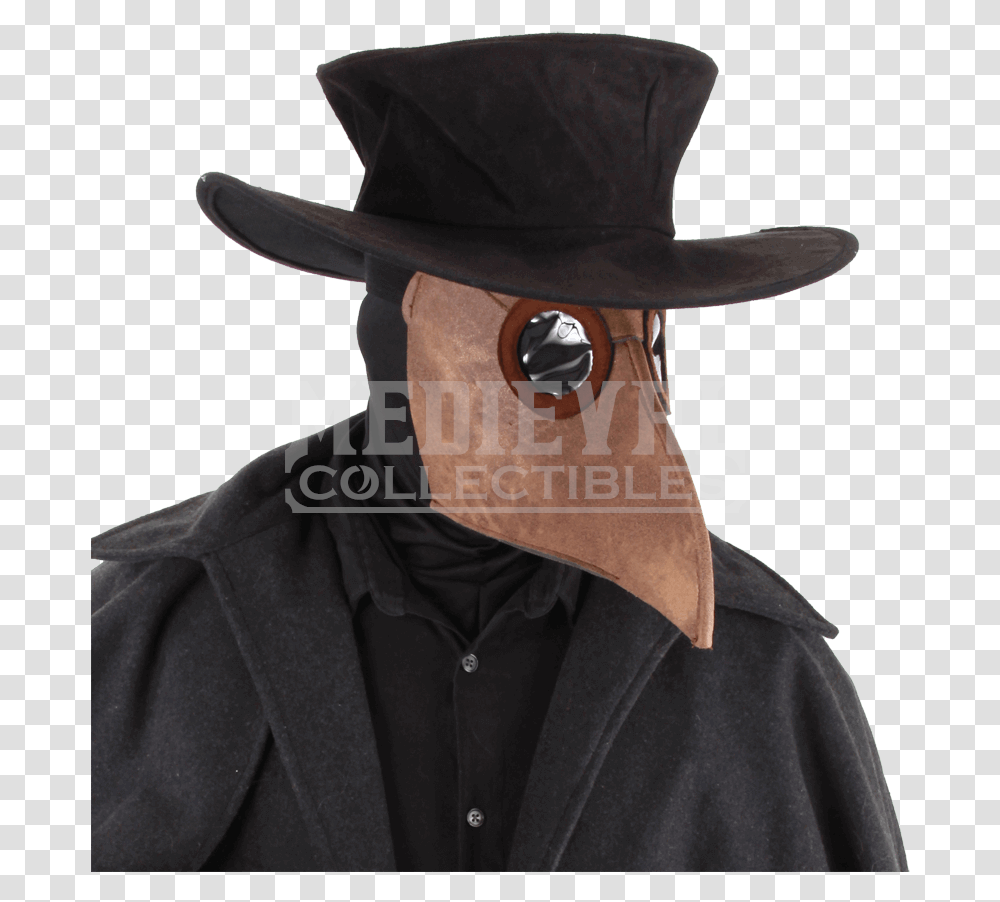 Elope Plague Doctor Kit Plague Doctor Costume, Apparel, Cowboy Hat, Person Transparent Png