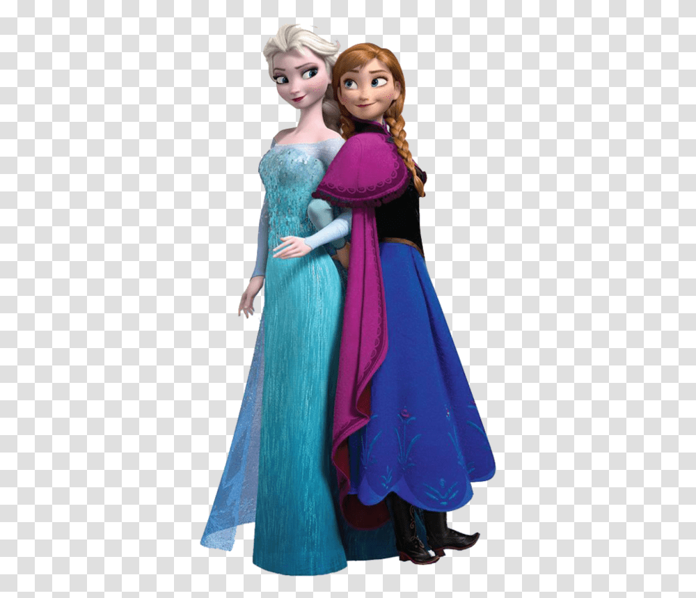 Elsa And Anna Frozen, Evening Dress, Robe, Gown Transparent Png
