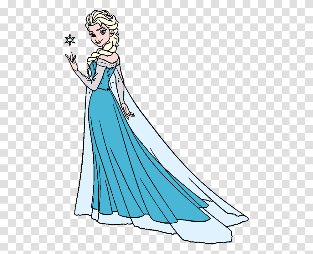 Elsa Banner Stock Files Clipart Elsa, Clothing, Apparel, Evening Dress, Robe Transparent Png