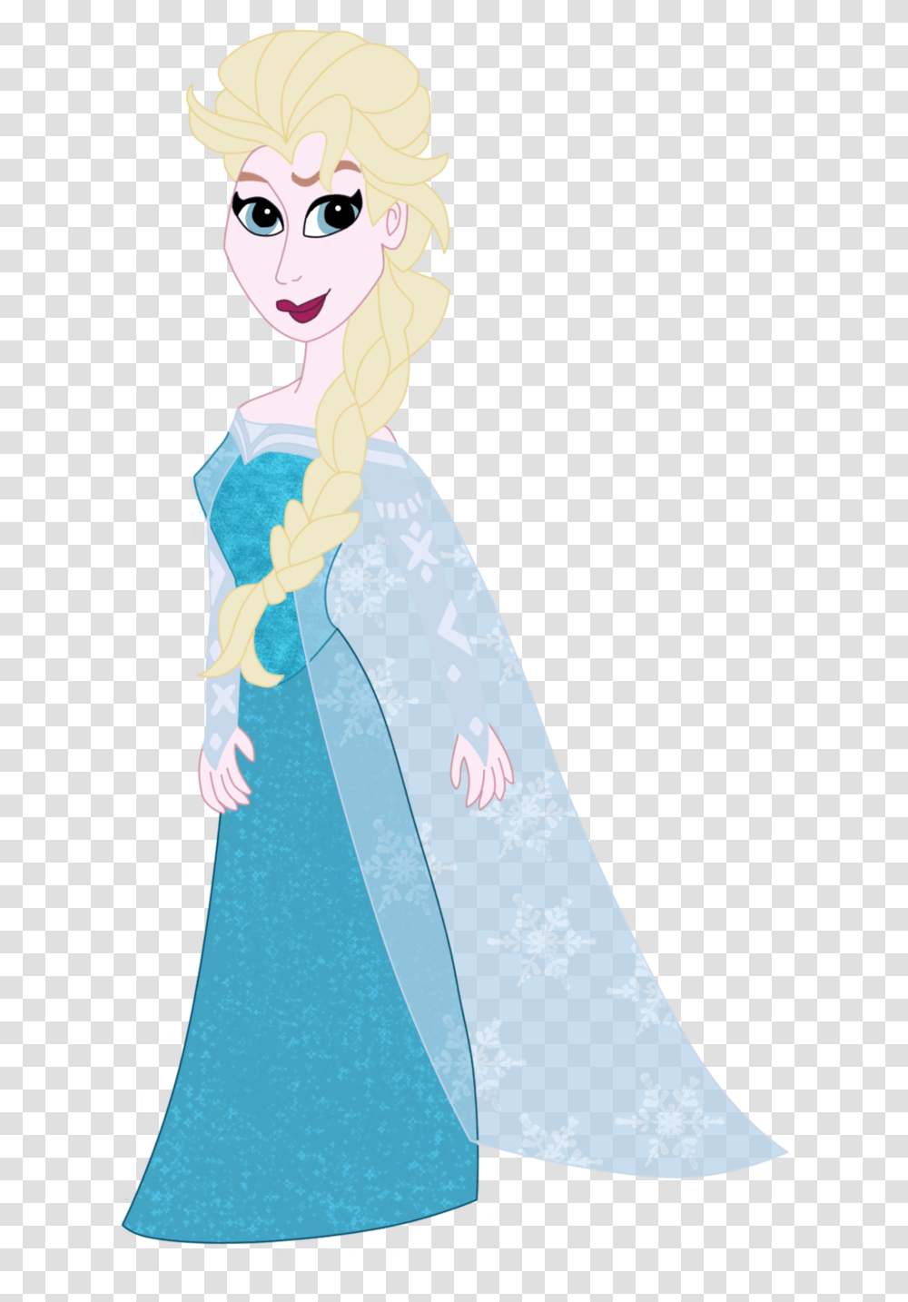 Elsa, Dress, Evening Dress, Robe Transparent Png