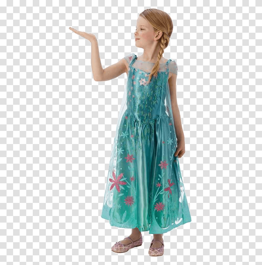 Elsa Dress Disney Park Frozen Fever, Evening Dress, Robe, Gown Transparent Png