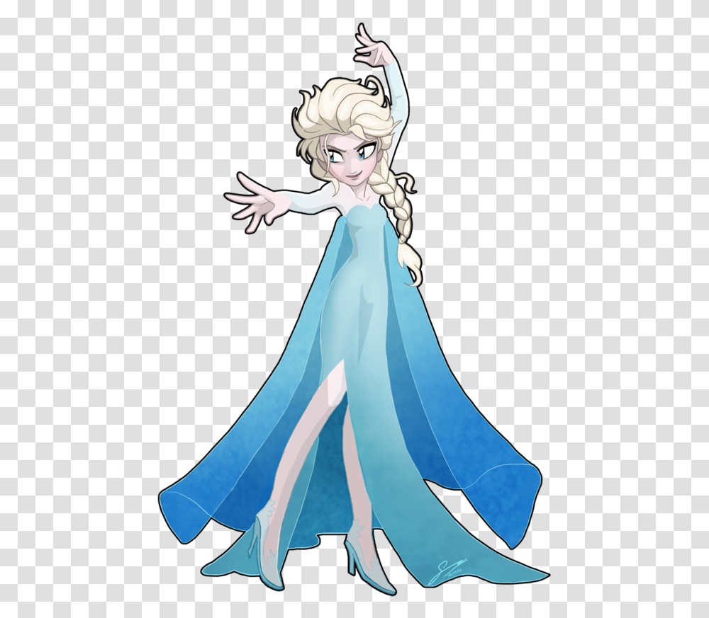 Elsa Fan Art, Apparel, Fashion, Person Transparent Png