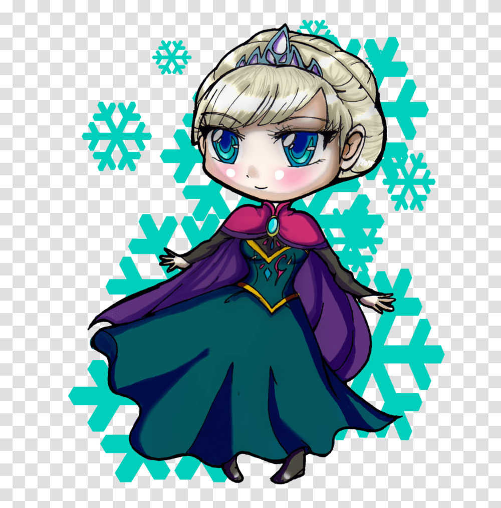 Elsa Frozen Chibi, Person, Elf Transparent Png