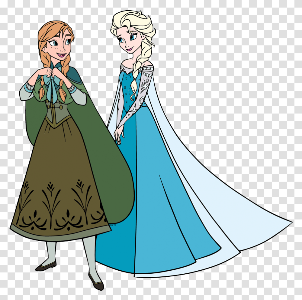 Elsa Frozen Clipart, Long Sleeve, Dress, Person Transparent Png