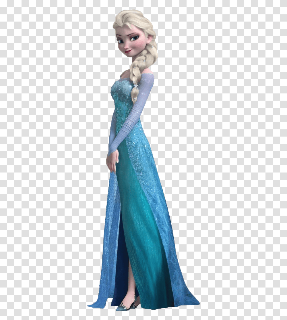 Elsa Frozen, Apparel, Evening Dress, Robe Transparent Png