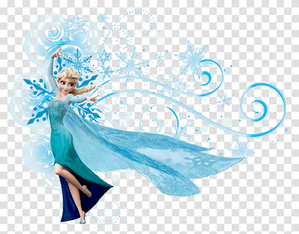 Elsa Frozen, Graphics, Art, Floral Design, Pattern Transparent Png