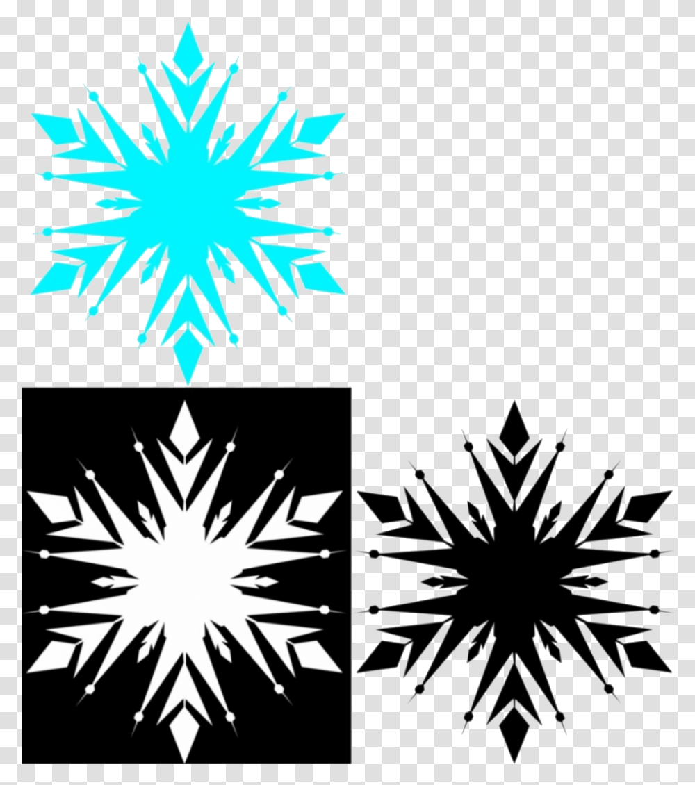 Elsa Ibwrob Frozen Snowflake Silhouette Clipart Anna Frozen Snowflake Clipart Black And White Transparent Png