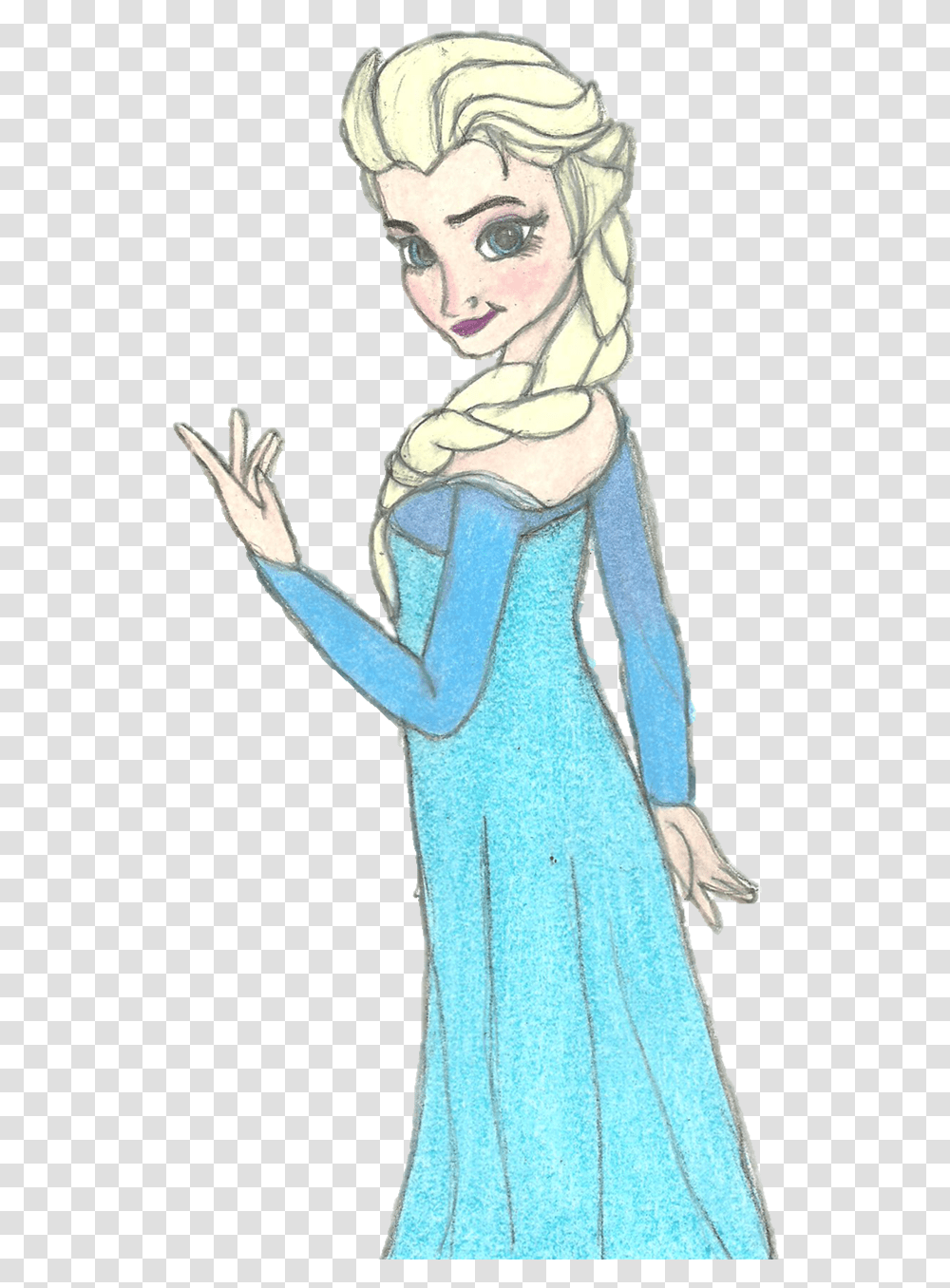 Elsa Illustration, Sleeve, Apparel, Long Sleeve Transparent Png