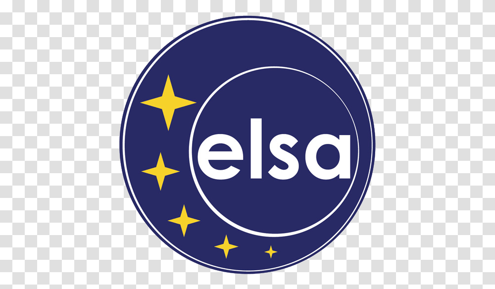Elsa Internal Pages Logo Circle, Symbol, Trademark, Text, Sign Transparent Png