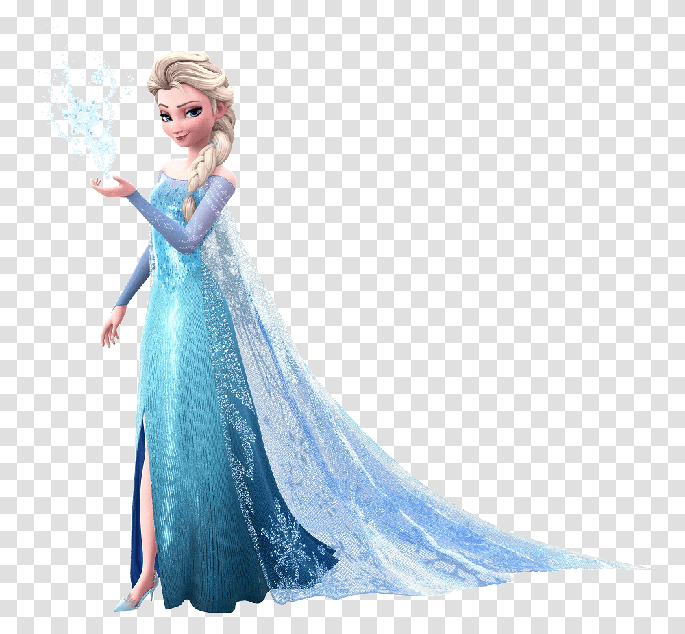 Elsa Khiii Frozen Elsa, Doll, Toy, Figurine, Wedding Gown Transparent Png
