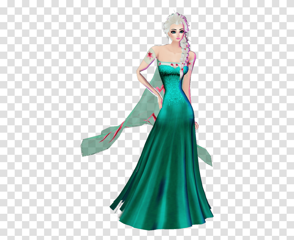 Elsa Picture Gown, Apparel, Dress, Evening Dress Transparent Png