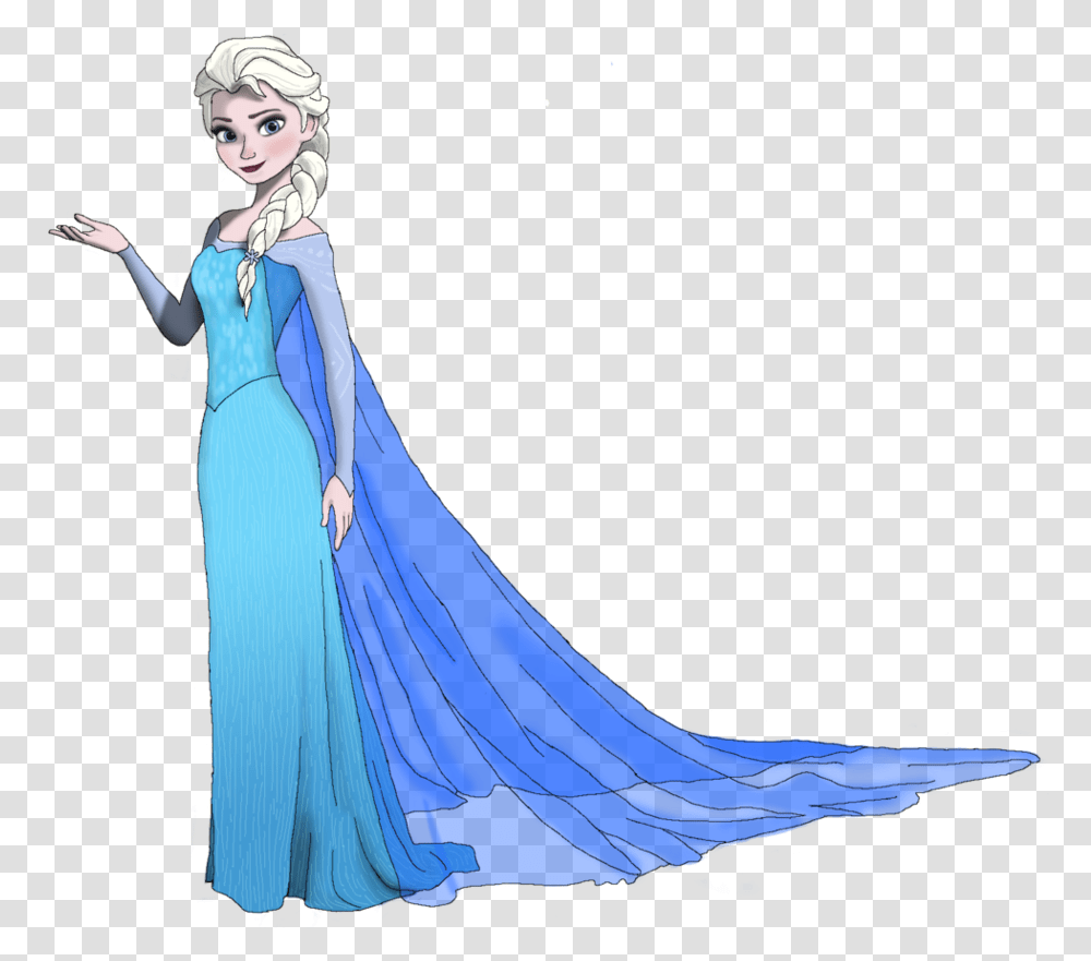 Elsa Princess Vector, Evening Dress, Robe, Gown Transparent Png