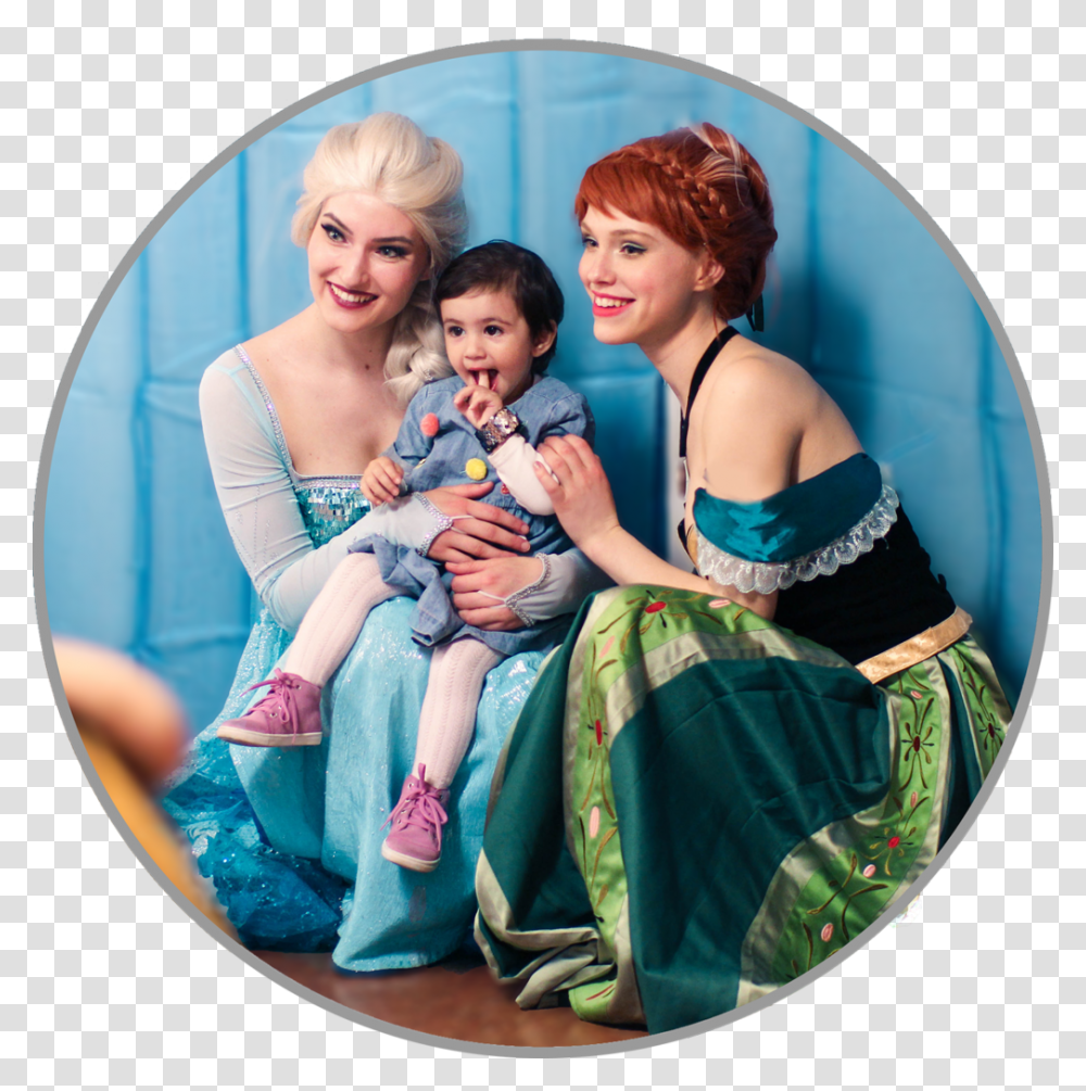 Elsa Und Anna Bei Einem Gemeinsamen Kindergeburtstag Baby, Person, Fisheye, Female, People Transparent Png