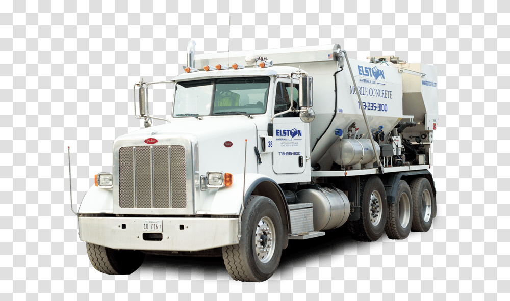 Elston Materials, Truck, Vehicle, Transportation, Trailer Truck Transparent Png