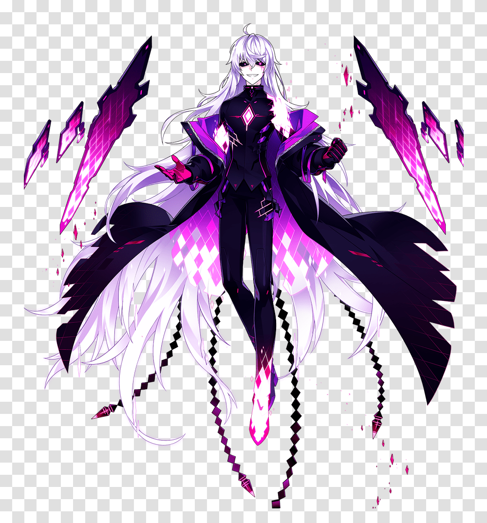 Elsword Add Mad Paradox, Purple, Costume Transparent Png