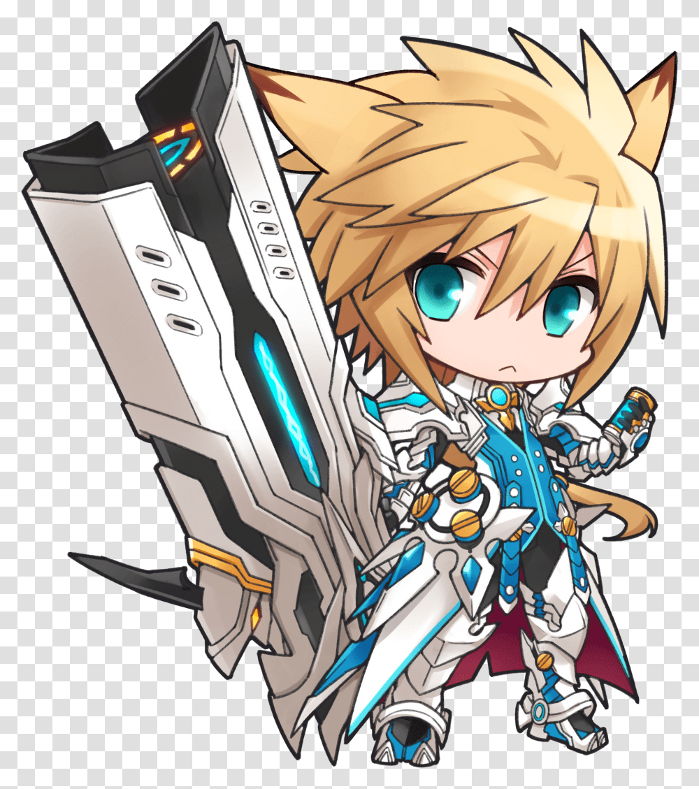 Elsword Chibi, Manga, Comics, Book, Person Transparent Png