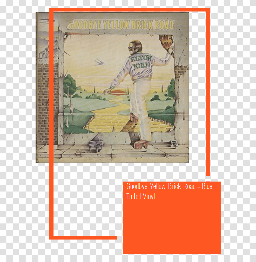 Elton John Goodbye Yellow Brick Road Blu Ray, Person, Poster, Advertisement Transparent Png
