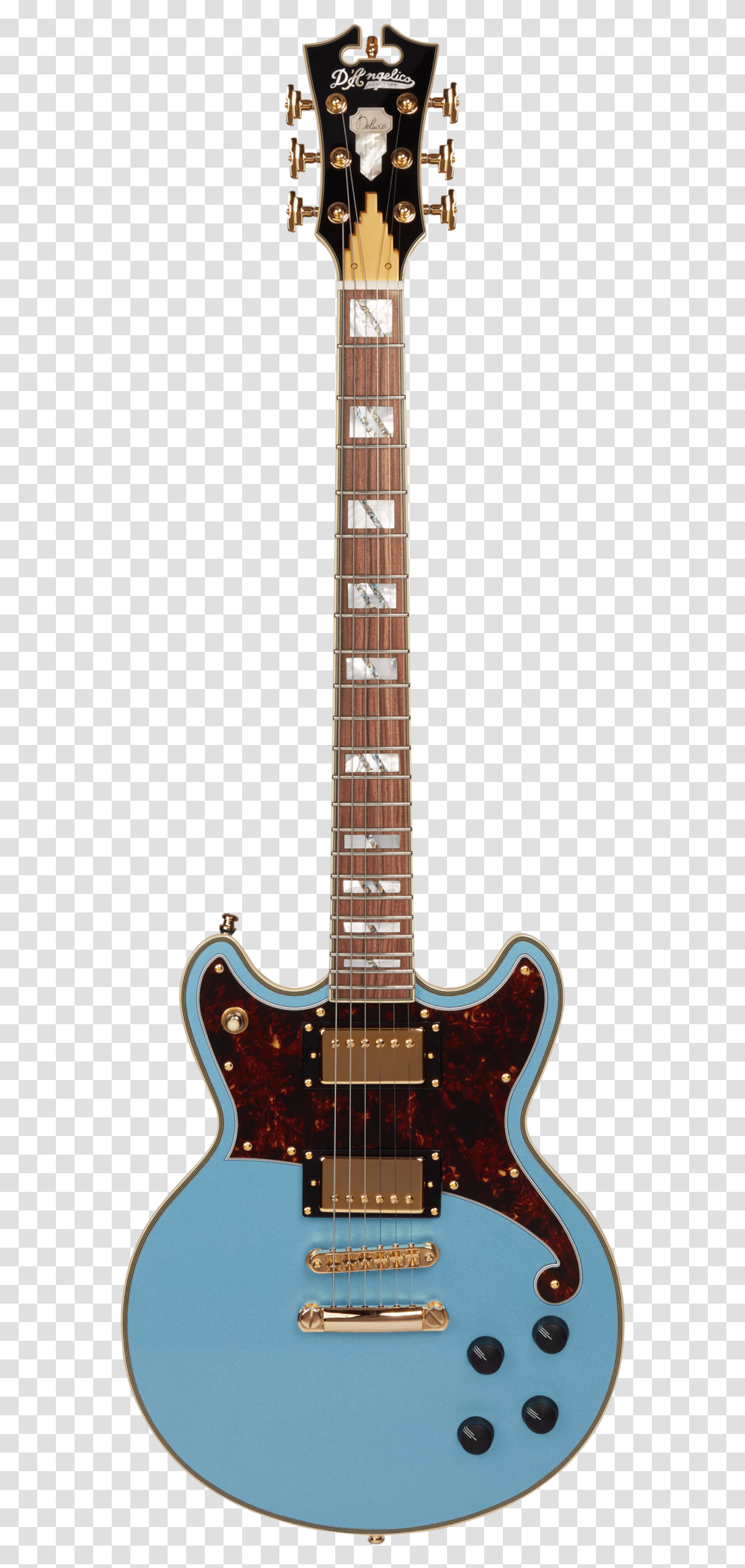 Eltricas Guitars D Angelico Deluxe Atlantic, Leisure Activities, Musical Instrument, Bass Guitar, Electric Guitar Transparent Png