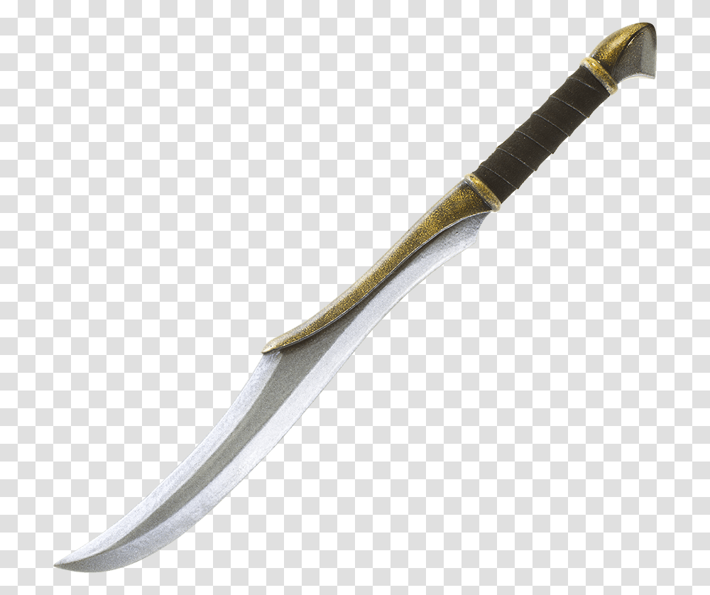 Elven Short Sword, Knife, Blade, Weapon, Weaponry Transparent Png