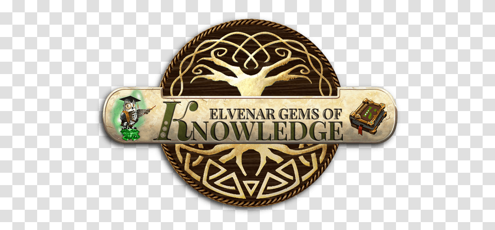 Elvenar Gems Of Knowledge - Pick Up All The Elvenar Logo, Symbol, Trademark, Emblem, Badge Transparent Png