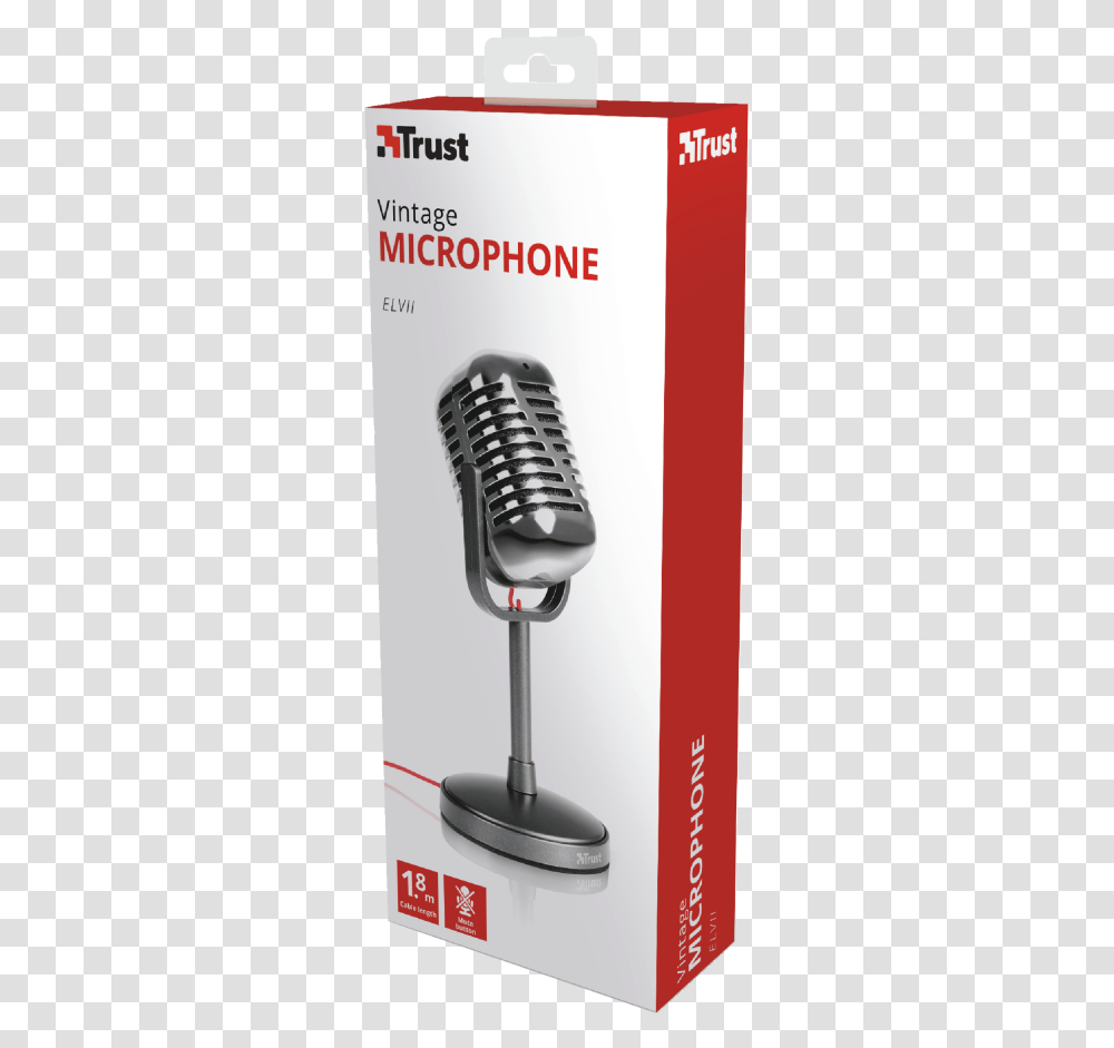 Elvii Vintage Microphone For Pc And Laptop Microfone Trust Elvii Vintage, Electrical Device Transparent Png