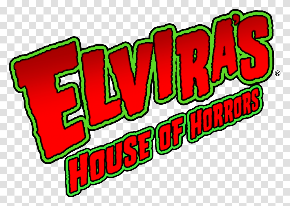 Elvira House Of Horrors Logo, Word, Alphabet, Bazaar Transparent Png