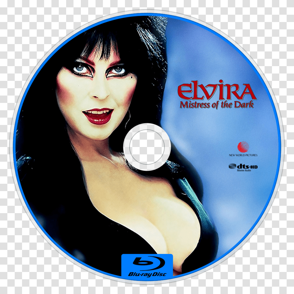 Elvira Mistress Of The Dark Poster, Disk, Dvd, Person, Human Transparent Png