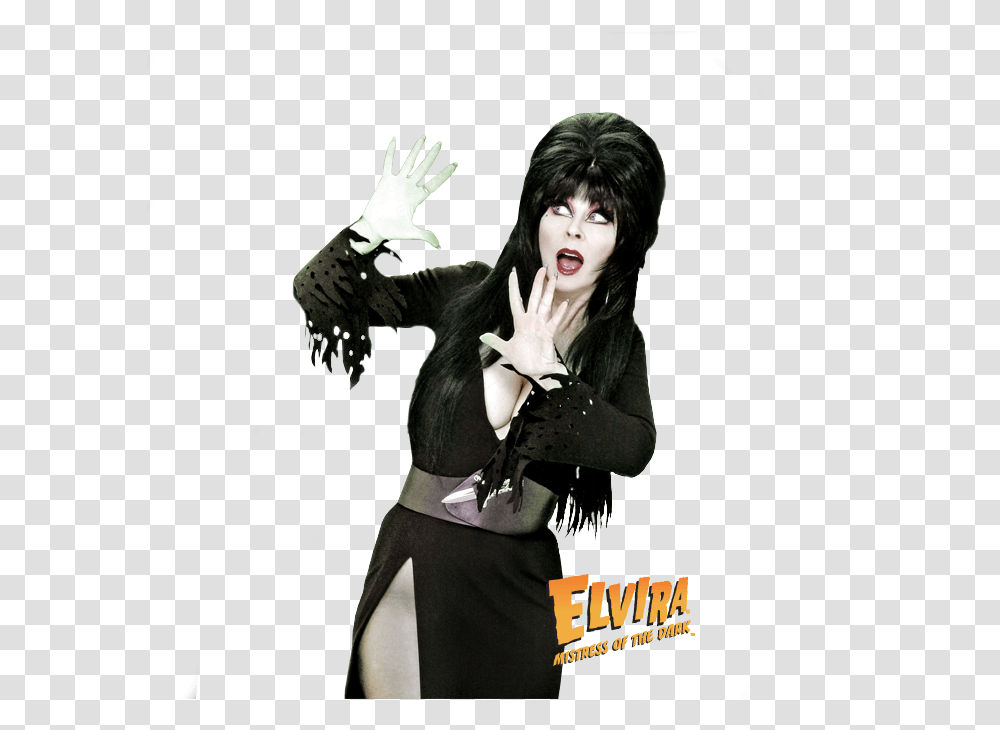 Elvira S Screaming Banshee Ecard Elvira Mistress In The Dark, Performer, Person, Human, Advertisement Transparent Png