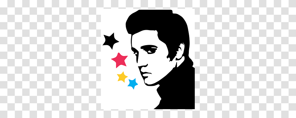 Elvis Presley Stencil, Person, Human Transparent Png