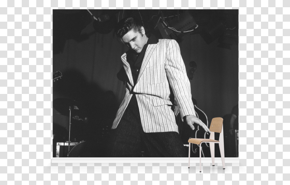 Elvis Presley Pink Suit, Person, Musician, Musical Instrument, Overcoat Transparent Png