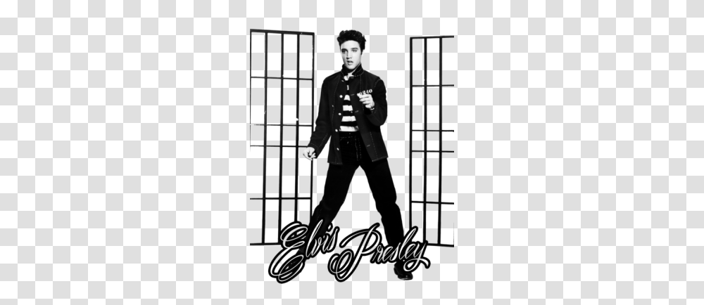 Elvis Presley Promoting Jailhose Rock Copy Elvis Presley, Prison, Person, Human, Bicycle Transparent Png