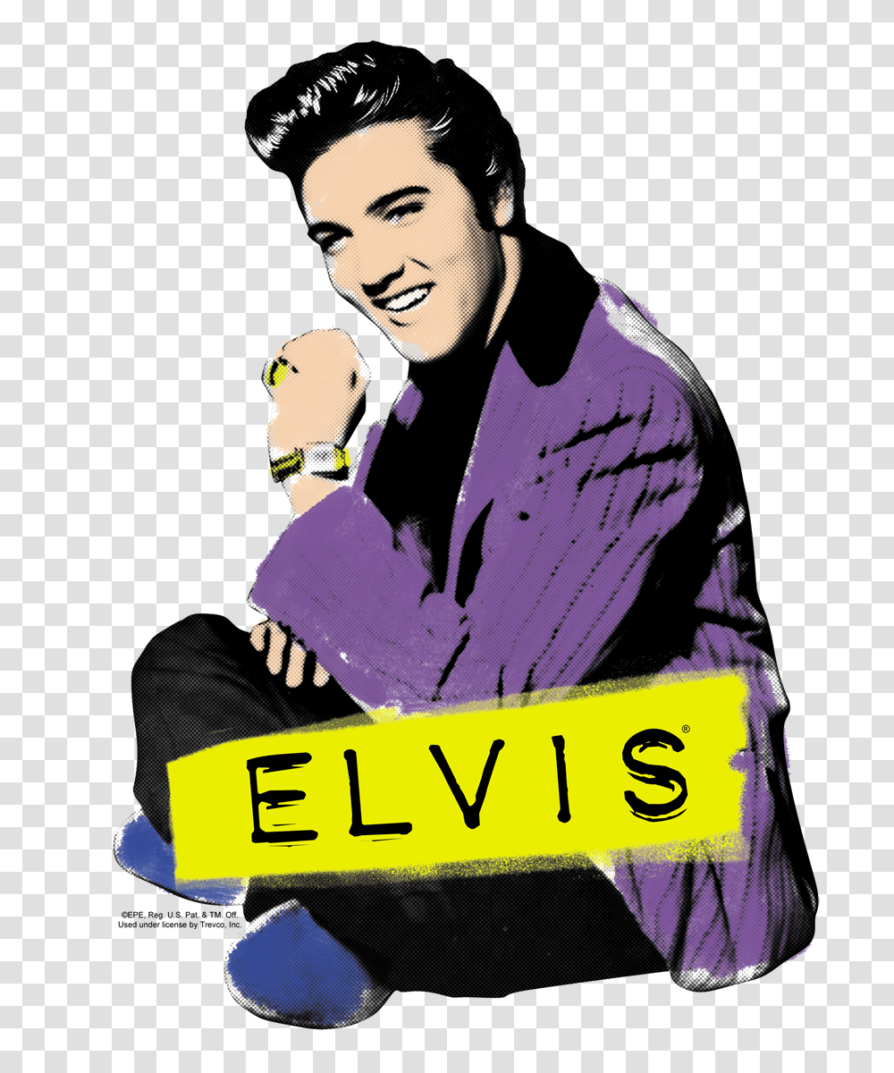 Elvis Presley Sitting Juniors T Shirt, Musician, Person, Musical Instrument, Human Transparent Png