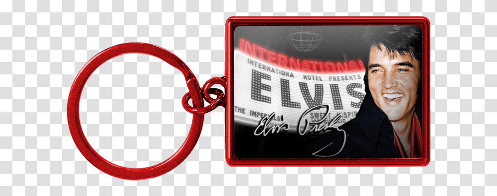 Elvis Vegas Marquee Key RingClass Keychain, Person, Electronics, Label Transparent Png