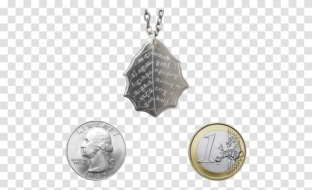 Elvish Leaf Of Winter Necklace Euro, Clock Tower, Architecture, Building, Money Transparent Png