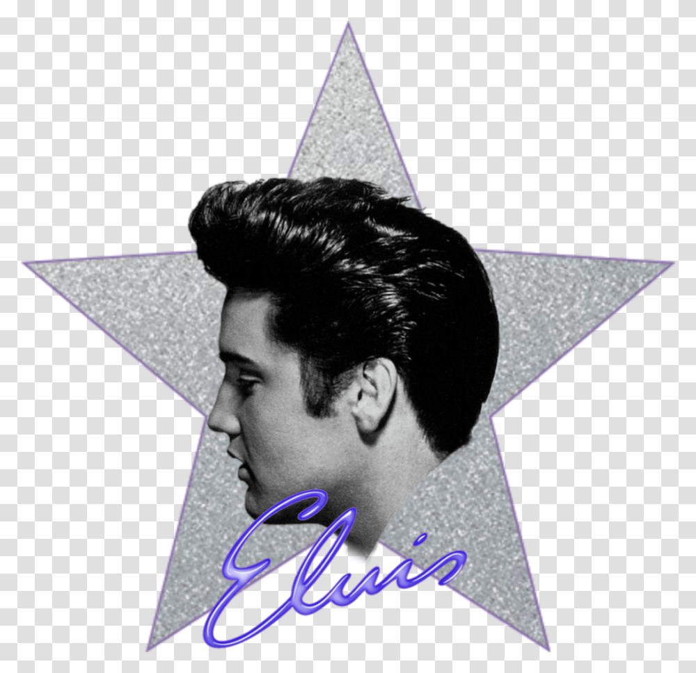 Elvispresley Elvis Tshirtsdesign Elvis Haircut, Person, Human Transparent Png