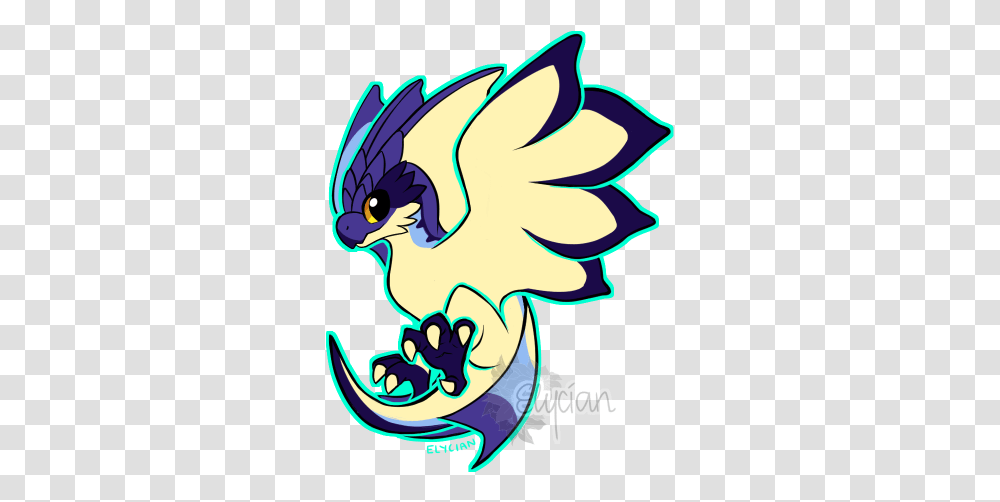 Elycian Chibi Monster Hunter Legiana, Graphics, Art, Animal, Bird Transparent Png