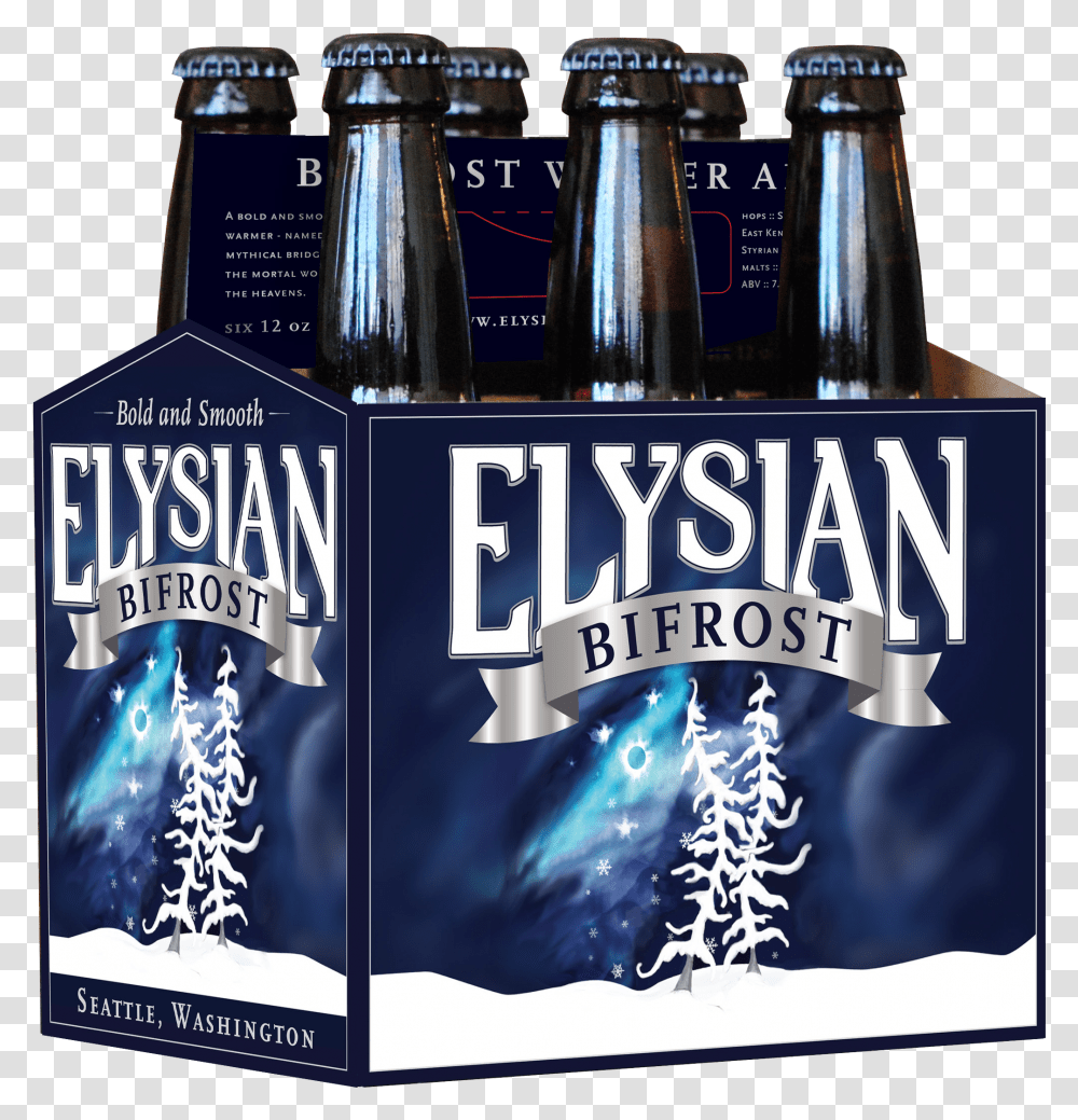 Elysian Brewing 6 Pack Bifrost, Beer, Alcohol, Beverage, Drink Transparent Png