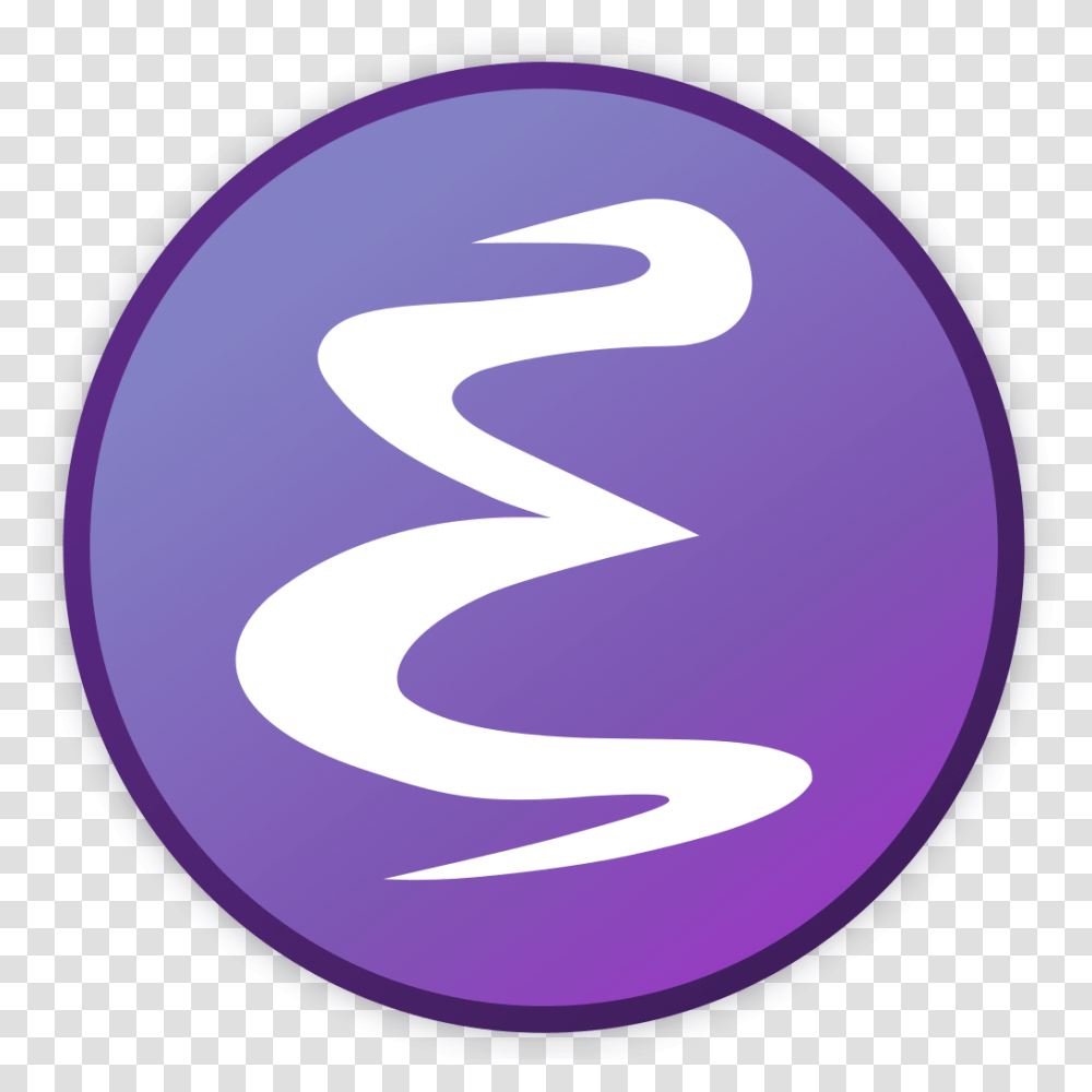 Emacs Listcommunity Emacs Logo Jpg, Purple, Graphics, Art, Text Transparent Png